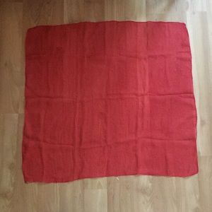 Sheer red scarf or handkerchief